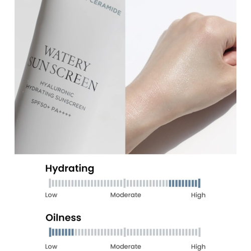 Heimish - *Moringa Ceramide* - Protector solar facial Watery Sunscreen SPF50+ PA++++