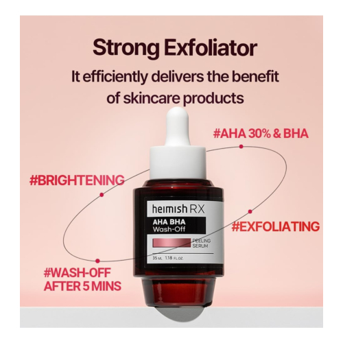 Heimish - *Heimish RX* - Sérum exfoliante facial AHA BHA - Piel con acné