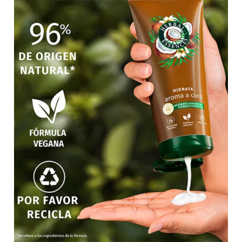 Herbal Essences - Acondicionador hidratante Coconut Scent 350ml