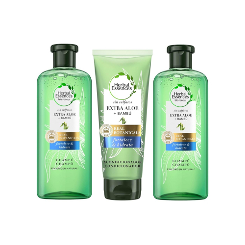 Herbal Essences - *Bio Renew* - Pack fortalece & hidrata - 2 Champús + Acondicionado