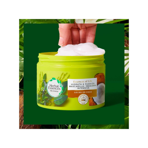 Herbal Essences - *Bio Renew* - Pack hidratación con leche de coco - Champú + Acondicionador + Aceite