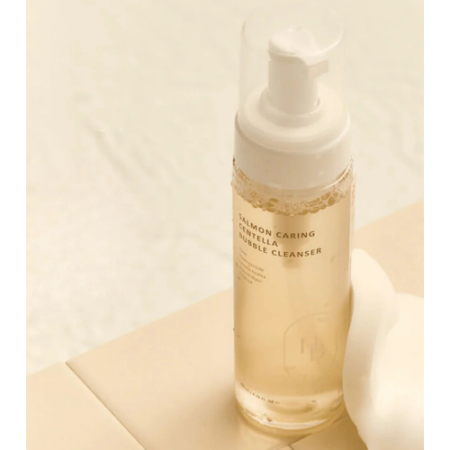 Heveblue - Limpiador facial Salmon Caring Centella Bubble