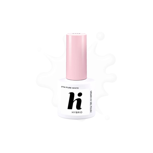 Hi Hybrid - Esmalte de uñas semipermanente - 114: Pure White