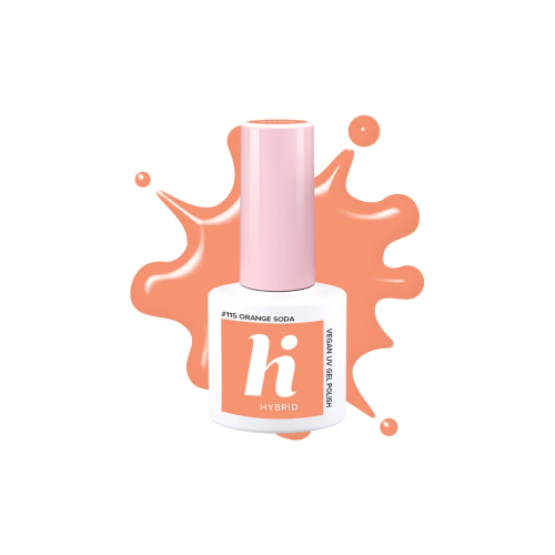 Hi Hybrid - Esmalte de uñas semipermanente - 115: Orange Soda