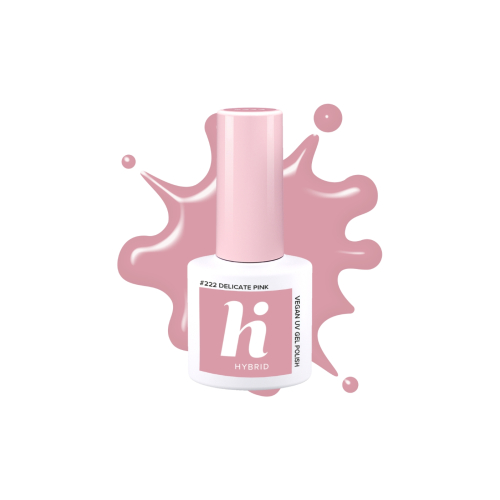 Hi Hybrid - Esmalte de uñas semipermanente - 222: Delicate Pink