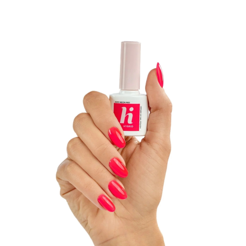 Hi Hybrid - Esmalte de uñas semipermanente - 233: Neon Red