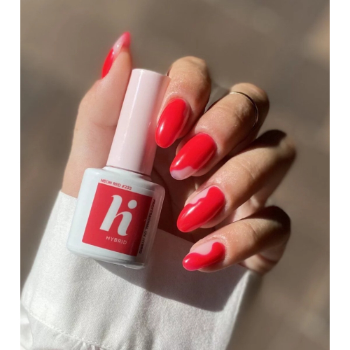 Hi Hybrid - Esmalte de uñas semipermanente - 233: Neon Red