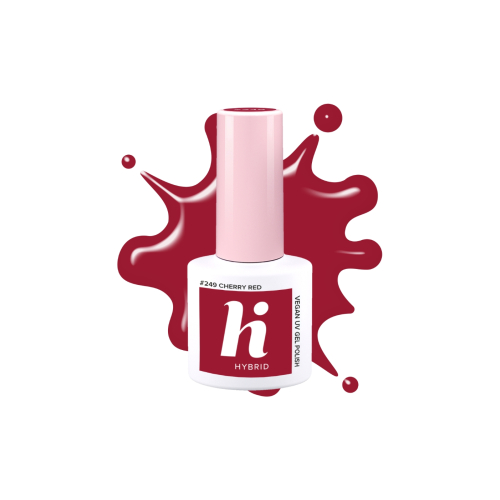 Hi Hybrid - Esmalte de uñas semipermanente - 249: Cherry Red