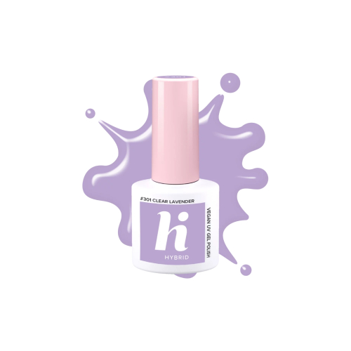 Hi Hybrid - Esmalte de uñas semipermanente - 301: Clear Lavender