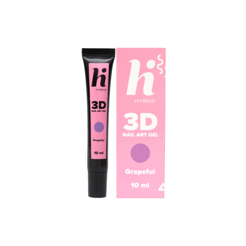 Hi Hybrid - Gel para decoración de uñas 3D Nail Art Gel - Grapeful