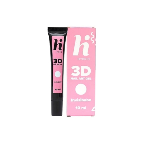 Hi Hybrid - Gel para decoración de uñas 3D Nail Art Gel - Invisibabe