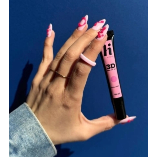 Hi Hybrid - Gel para decoración de uñas 3D Nail Art Gel - Pinkcredible