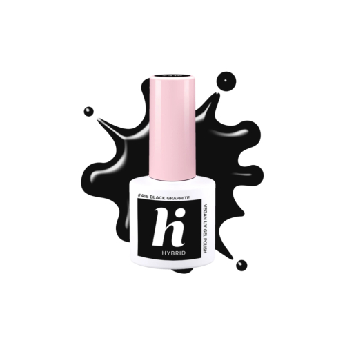 Hi Hybrid - Esmalte de uñas semipermanente - 415: Black Graphite