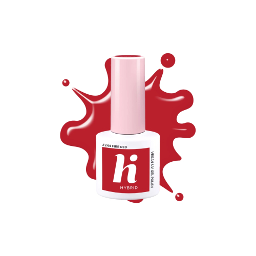 Hi Hybrid - Esmalte de uñas semipermanente - 244: Fire Red