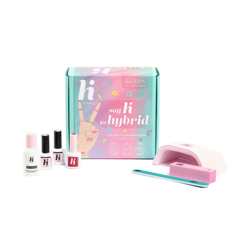 Hi Hybrid - Set de manicura con lámpara UV LED 15W/24 Say hi to Hybrid