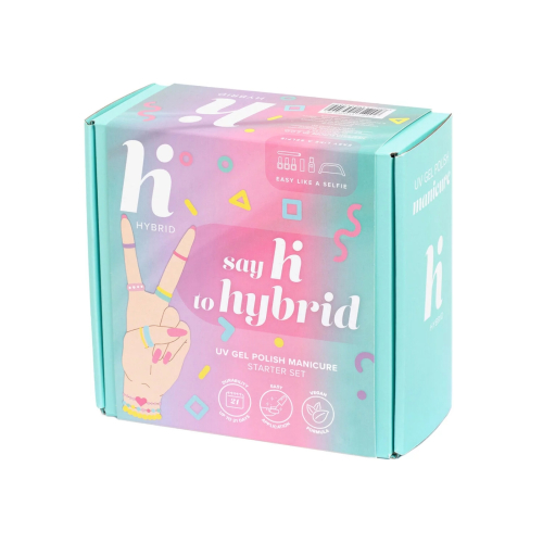 Hi Hybrid - Set de manicura con lámpara UV LED 15W/24 Say hi to Hybrid