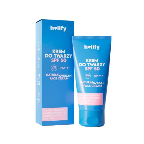 Holify - Protector solar facial hidratante SPF50 PA++++