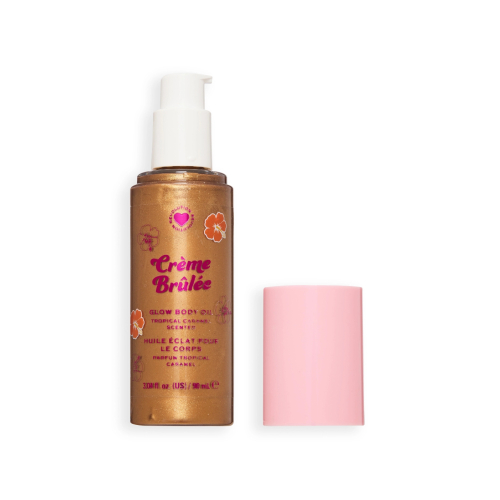 I Heart Revolution - Aceite corporal Tropical Caramel Glow - Creme Brulee Bronze