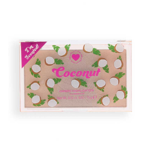 I Heart Revolution - Iluminador en polvo Ombre Highlighter - Coconut