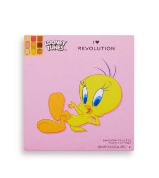 I Heart Revolution - *Looney Tunes* - Mini paleta de sombras de ojos - Piolín