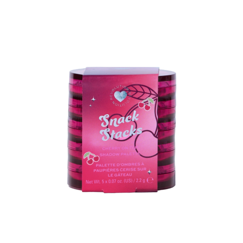 I Heart Revolution - *Midnight Cherry* - Paleta de sombras de ojos Snack Stacks - Cherry On Top