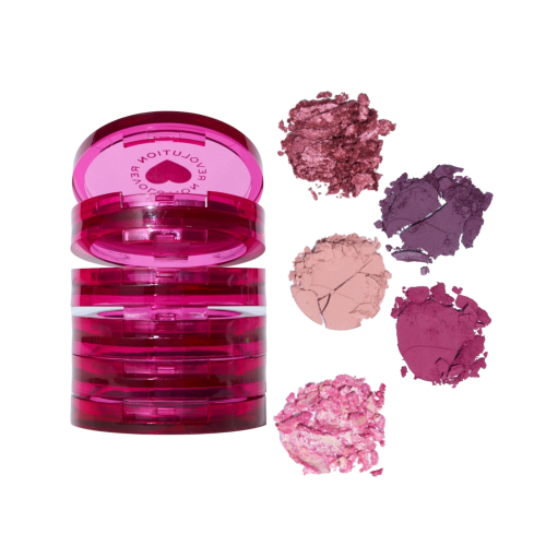 I Heart Revolution - *Midnight Cherry* - Paleta de sombras de ojos Snack Stacks - Cherry On Top