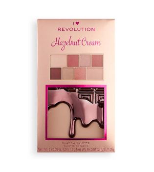 I Heart Revolution - Paleta de Sombras de ojos Chocolate Mini - Hazelnut Cream