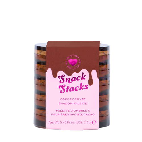I Heart Revolution - Paleta de sombras de ojos Snack Stacks - Cocoa Bronze