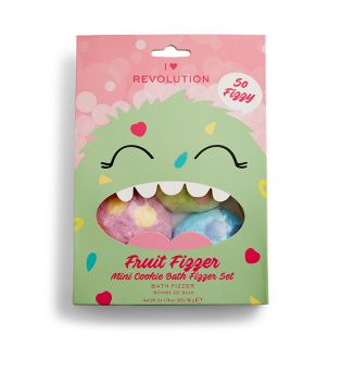 I Heart Revolution - Set de bombas de baño Fruity Cookie Bath Fizzer