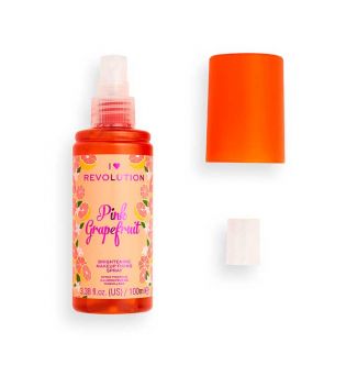 I Heart Revolution - Spray fijador de maquillaje iluminador - Grapefruit