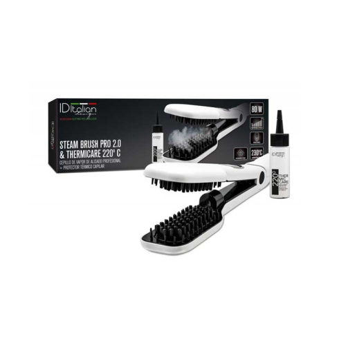 ID Italian Design - Cepillo de vapor Steam Iron Pro 2.0 + Thermicare