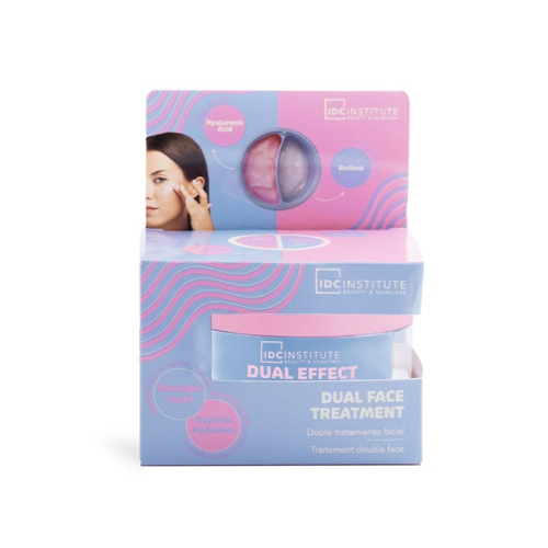 IDC Institute - Crema facial con ácido hialurónico y retinol Dual Effect Day & Night
