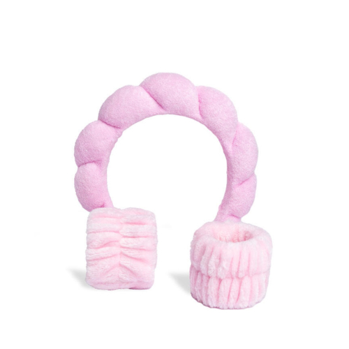 IDC Institute - Diadema para sujetar el cabello + muñequera