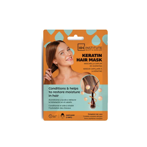 IDC Institute - Mascarilla capilar acondicionador y restaurador - Queratina