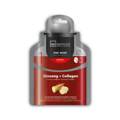 IDC Institute - Mascarilla Facial Ginseng + Colágeno