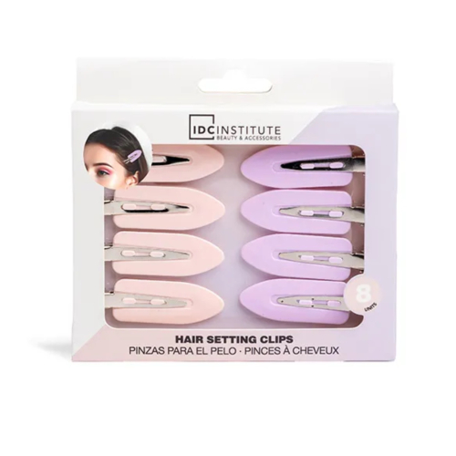 IDC Institute - Set de 8 pinzas para el cabello