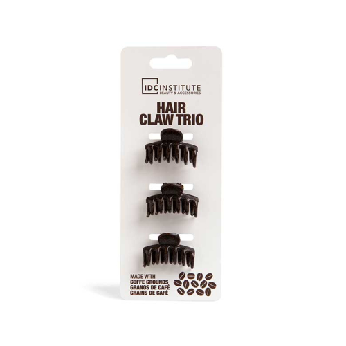 IDC Institute - Set de 3 pinzas de café Hair Claw Trio