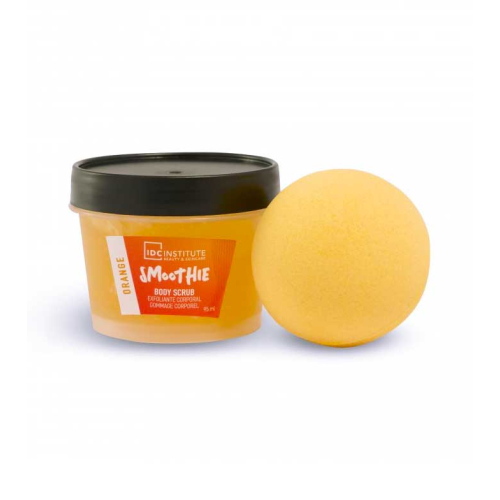 IDC Institute - Set de exfoliante y bomba de baño - Naranja