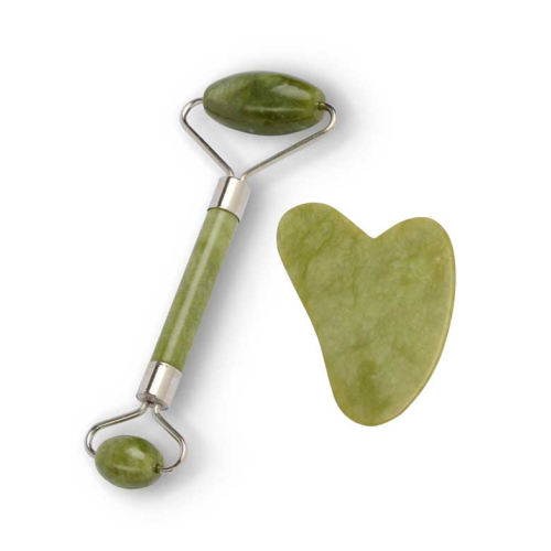 IDC Institute - Set rodillo facial y gua sha de jade