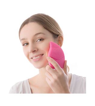 InnovaGoods - Cepillo facial masajeador y limpiador eléctrico recargable