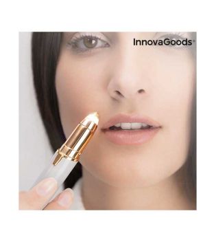 InnovaGoods - Depiladora facial de precisión No-Pain Precision Hair Trimmer