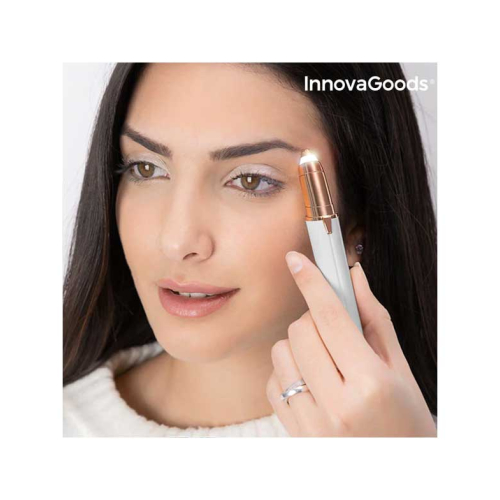 InnovaGoods - Depiladora facial de precisión No-Pain Precision Hair Trimmer