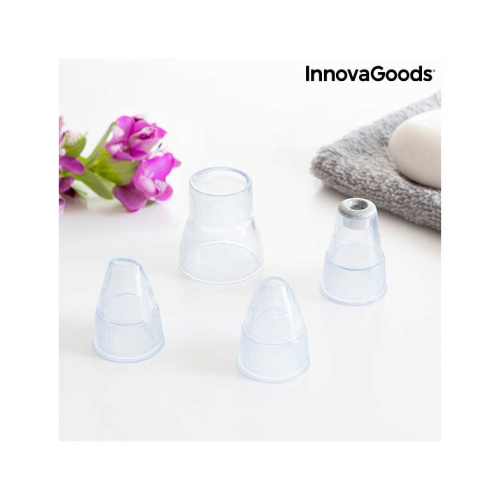 InnovaGoods - Limpiador facial eléctrico para puntos negros Pore·Off