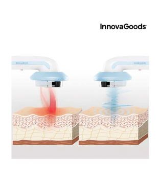 InnovaGoods - Masajeador Anticelulítico de Cavitación Ultrasónica con Infrarrojos y Electroestimulación 3 en 1 CellyMax