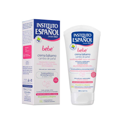 Instituto Español - Crema cambio de pañal de bebé