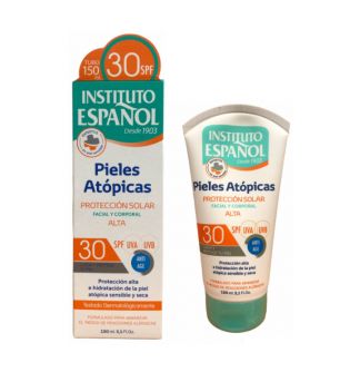 Instituto Español - Protector solar facial y corporal para pieles atópicas SPF 30