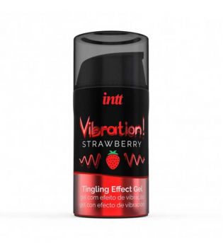 Intt - Gel excitante con efecto de vibración - Strawberry
