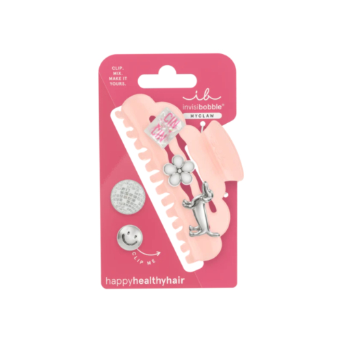 InvisiBobble - Pinza para pelo con charms My claw - Hug me, baby