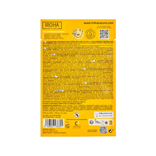 Iroha Nature - Discos tonificantes - Exfoliantes e iluminadores