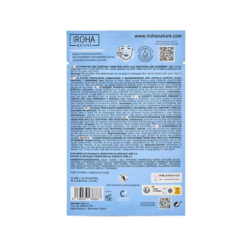 Iroha Nature - Discos tonificantes - Hidratantes y reconfortantes